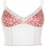 Own Saviour White Leopard Lace Cami