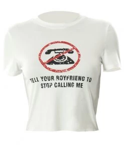 Own Saviour Stop Calling Me Crop New In