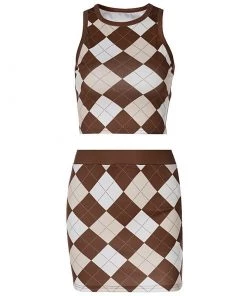 Own Saviour Brown Diamond Argyle Set New In