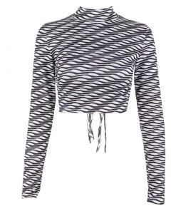 Own Saviour New In Wave Backless Crop