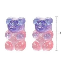 Own Saviour Gummy Bear Stud Earrings New In