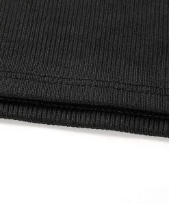 Own Saviour Tees + Tops Black Buckle Crop