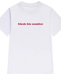 Own Saviour Tees + Tops Block His Number Tee