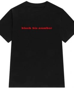 Own Saviour Tees + Tops Block His Number Tee
