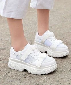 Own Saviour Shoes Buckle Platform Trainers