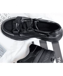 Own Saviour Shoes Buckle Platform Trainers