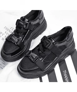 Own Saviour Shoes Buckle Platform Trainers
