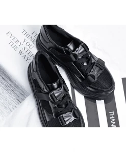 Own Saviour Shoes Buckle Platform Trainers