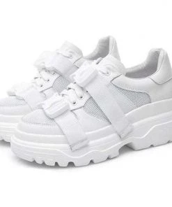 Own Saviour Shoes Buckle Platform Trainers