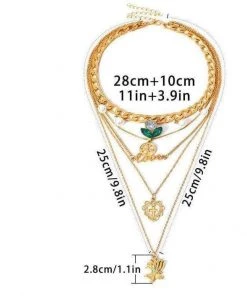 Own Saviour Chunky Five Layer Necklace