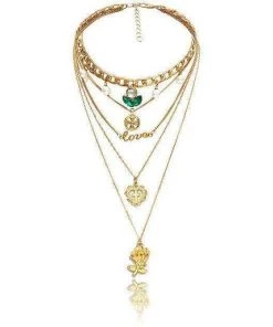 Own Saviour Chunky Five Layer Necklace