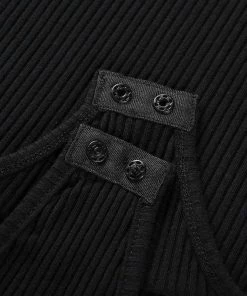 Own Saviour Cold Shoulder Zipper Bodysuit Bodysuits