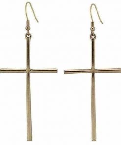 Own Saviour Cross Drop Earrings