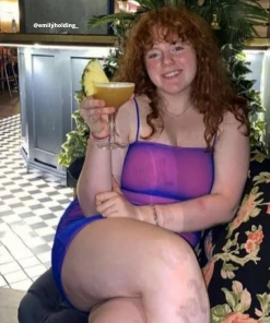 Own Saviour Pink Purple Holo Dress New In