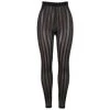 Own Saviour Sheer Striped Leggings Pants