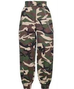 Own Saviour Green/Camo Forest Chain Pants