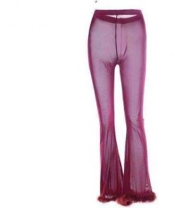 Own Saviour Havana Fur Trim Pants