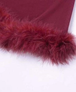 Own Saviour Havana Fur Trim Pants
