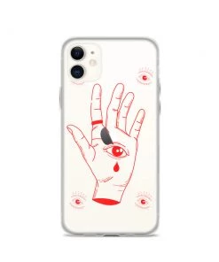 Own Saviour IPhone Cases Red Outline All Seeing Eye IPhone Case