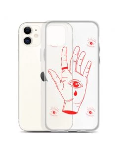 Own Saviour IPhone Cases Red Outline All Seeing Eye IPhone Case