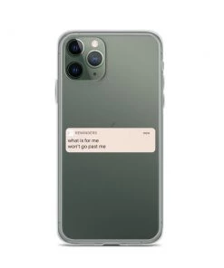 Own Saviour What Is For Me Reminder IPhone Case