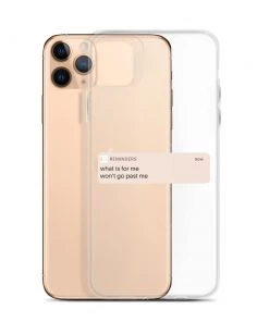 Own Saviour What Is For Me Reminder IPhone Case