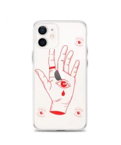 Own Saviour IPhone Cases Red Outline All Seeing Eye IPhone Case