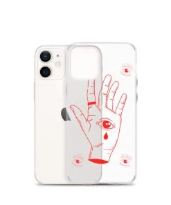 Own Saviour IPhone Cases Red Outline All Seeing Eye IPhone Case