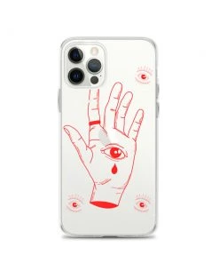 Own Saviour IPhone Cases Red Outline All Seeing Eye IPhone Case