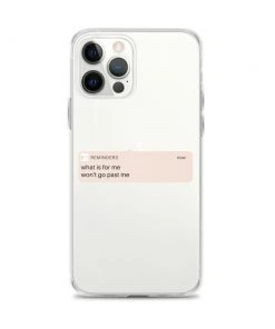 Own Saviour What Is For Me Reminder IPhone Case