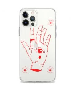 Own Saviour IPhone Cases Red Outline All Seeing Eye IPhone Case