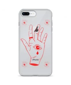 Own Saviour IPhone Cases Red Outline All Seeing Eye IPhone Case