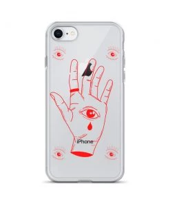 Own Saviour IPhone Cases Red Outline All Seeing Eye IPhone Case