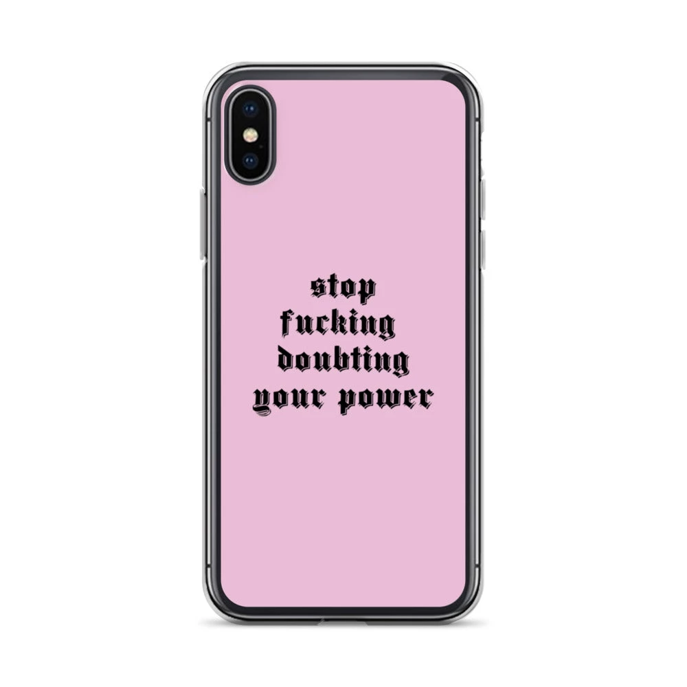 Own Saviour IPhone Cases Pink Stop F*cking Doubting Your Power IPhone Case 11 Own Saviour IPhone Cases Pink Stop F*cking Doubting Your Power IPhone Case