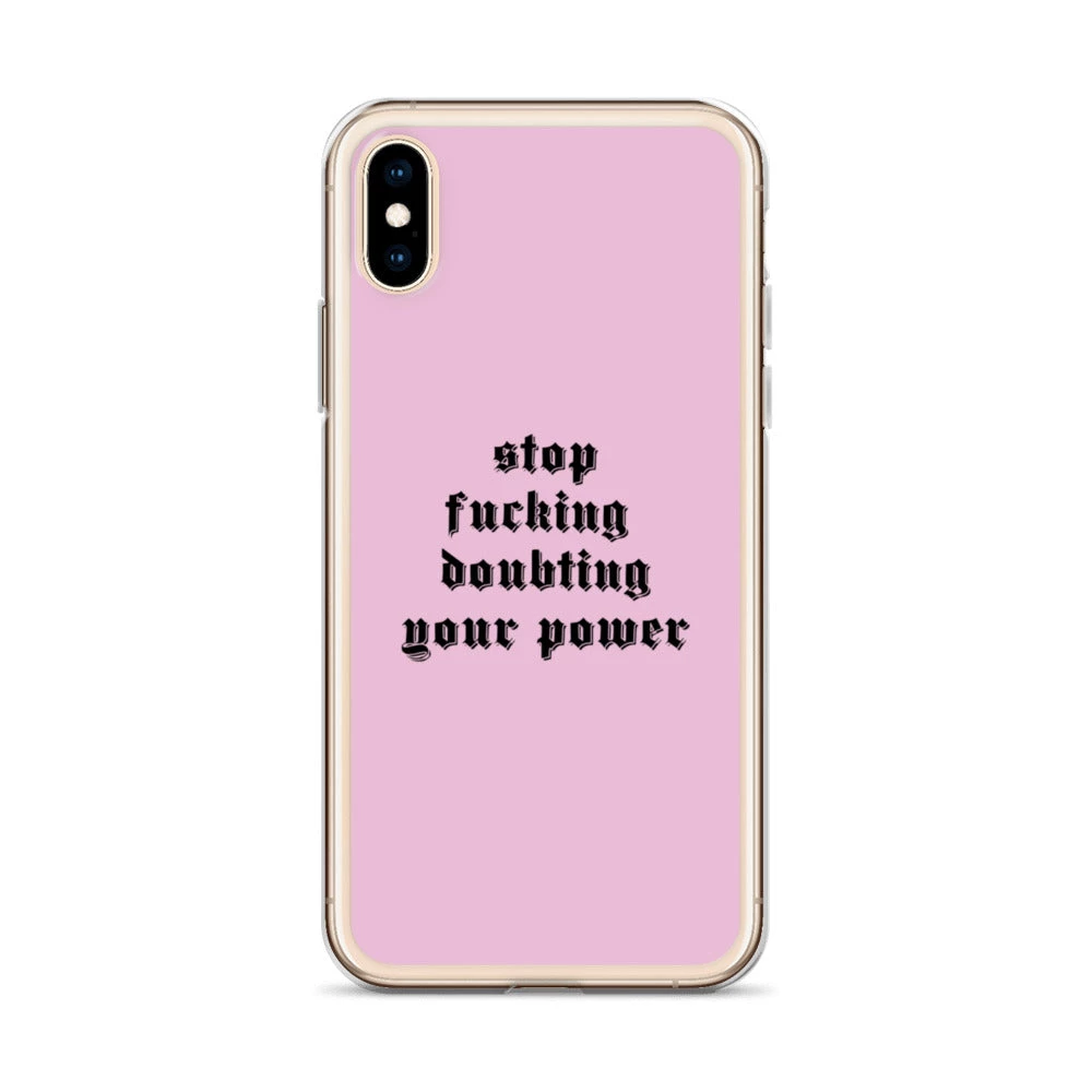 Own Saviour IPhone Cases Pink Stop F*cking Doubting Your Power IPhone Case 12 Own Saviour IPhone Cases Pink Stop F*cking Doubting Your Power IPhone Case