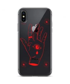 Own Saviour IPhone Cases Red Outline All Seeing Eye IPhone Case