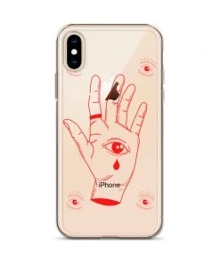Own Saviour IPhone Cases Red Outline All Seeing Eye IPhone Case