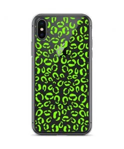 Own Saviour Neon Green Leopard IPhone Case