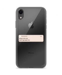 Own Saviour What Is For Me Reminder IPhone Case