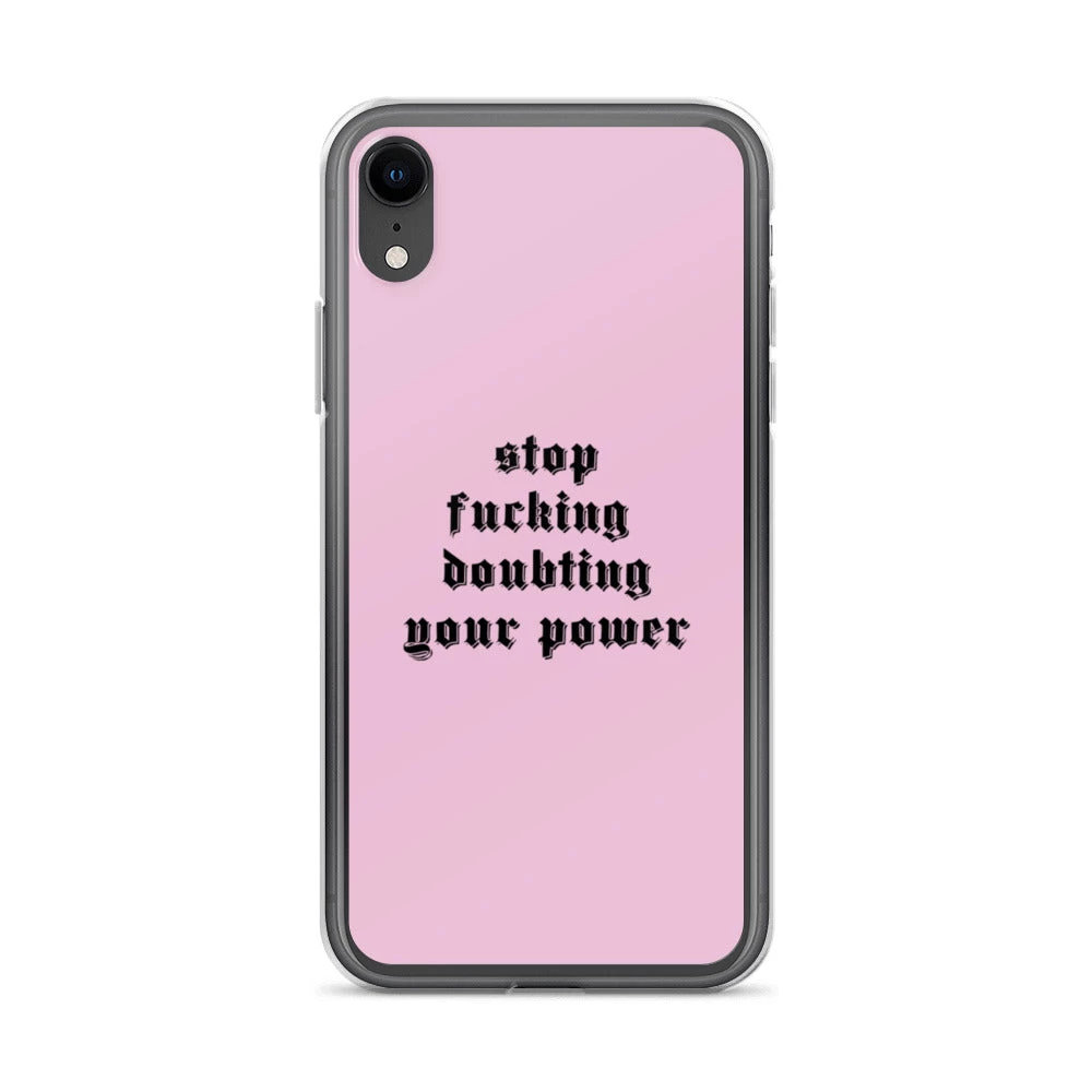 Own Saviour IPhone Cases Pink Stop F*cking Doubting Your Power IPhone Case 13 Own Saviour IPhone Cases Pink Stop F*cking Doubting Your Power IPhone Case