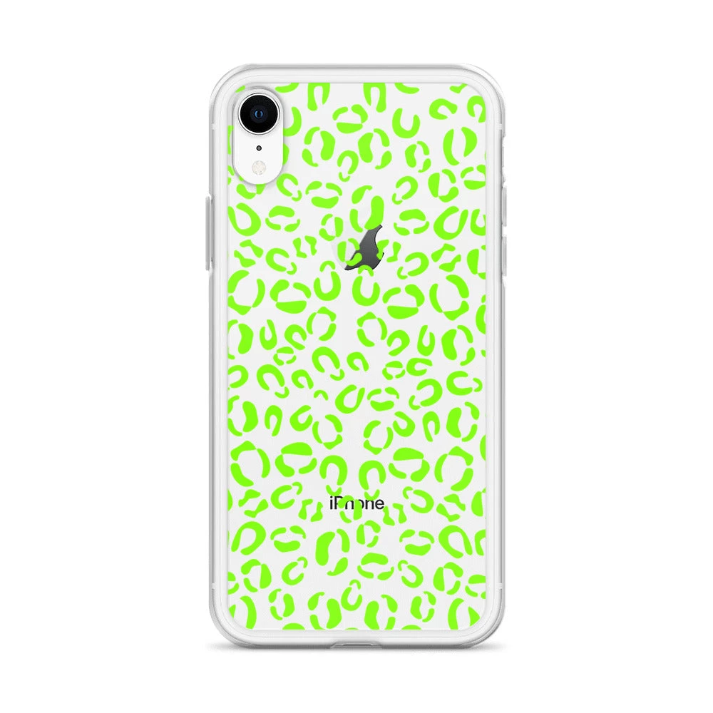 Own Saviour Neon Green Leopard IPhone Case 14 Own Saviour Neon Green Leopard IPhone Case