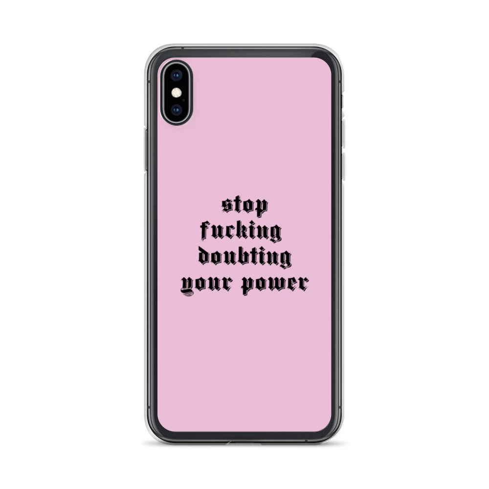Own Saviour IPhone Cases Pink Stop F*cking Doubting Your Power IPhone Case 15 Own Saviour IPhone Cases Pink Stop F*cking Doubting Your Power IPhone Case