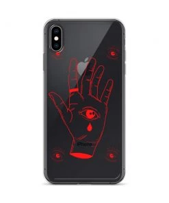 Own Saviour IPhone Cases Red Outline All Seeing Eye IPhone Case