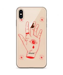 Own Saviour IPhone Cases Red Outline All Seeing Eye IPhone Case