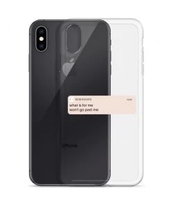 Own Saviour What Is For Me Reminder IPhone Case