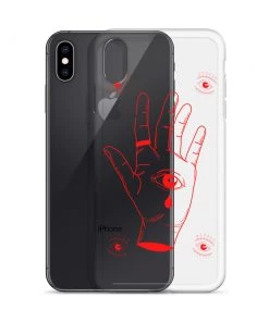Own Saviour IPhone Cases Red Outline All Seeing Eye IPhone Case
