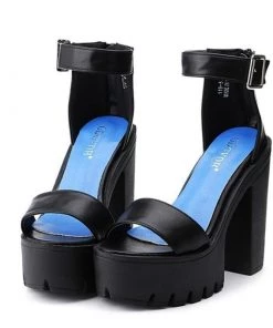 Own Saviour Shoes Jade Open Toe Platform Sandals