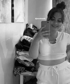 Own Saviour Tees + Tops Chain Bust Crop