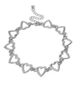 Own Saviour Joined Heart Choker Necklace