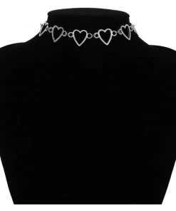 Own Saviour Joined Heart Choker Necklace